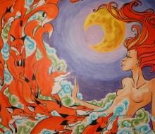 Foxes and the Moon